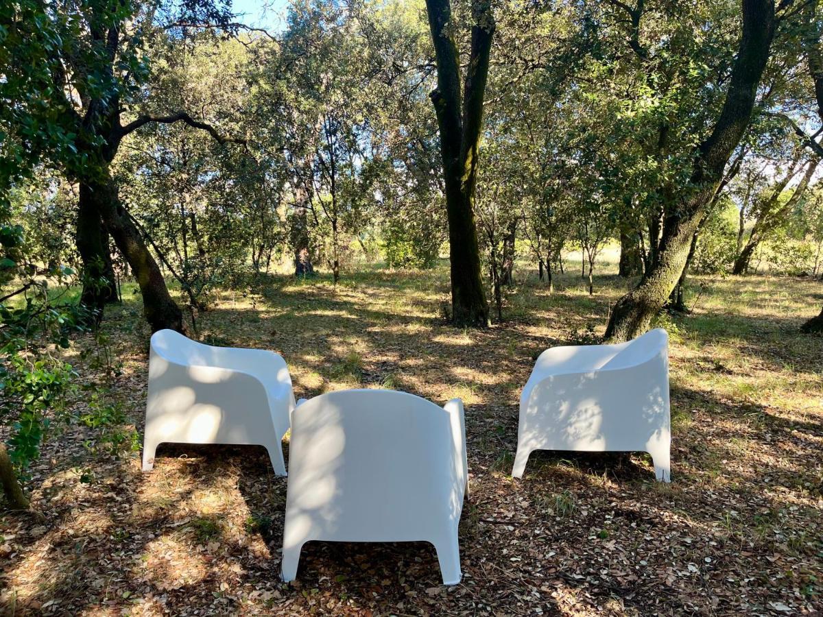Maisonnette Avec Petite Foret Valréas Buitenkant foto